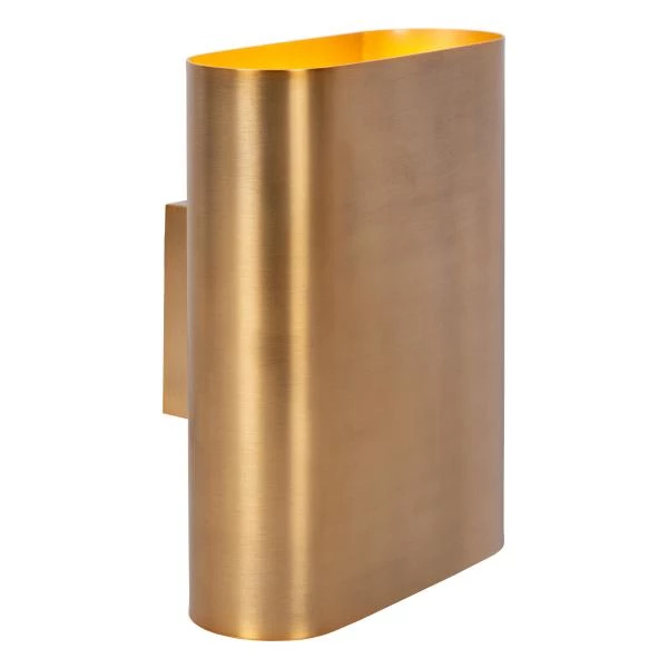 Lucide OVALIS - Wall light - 2xE14 - Matt Gold / Brass - detail 2